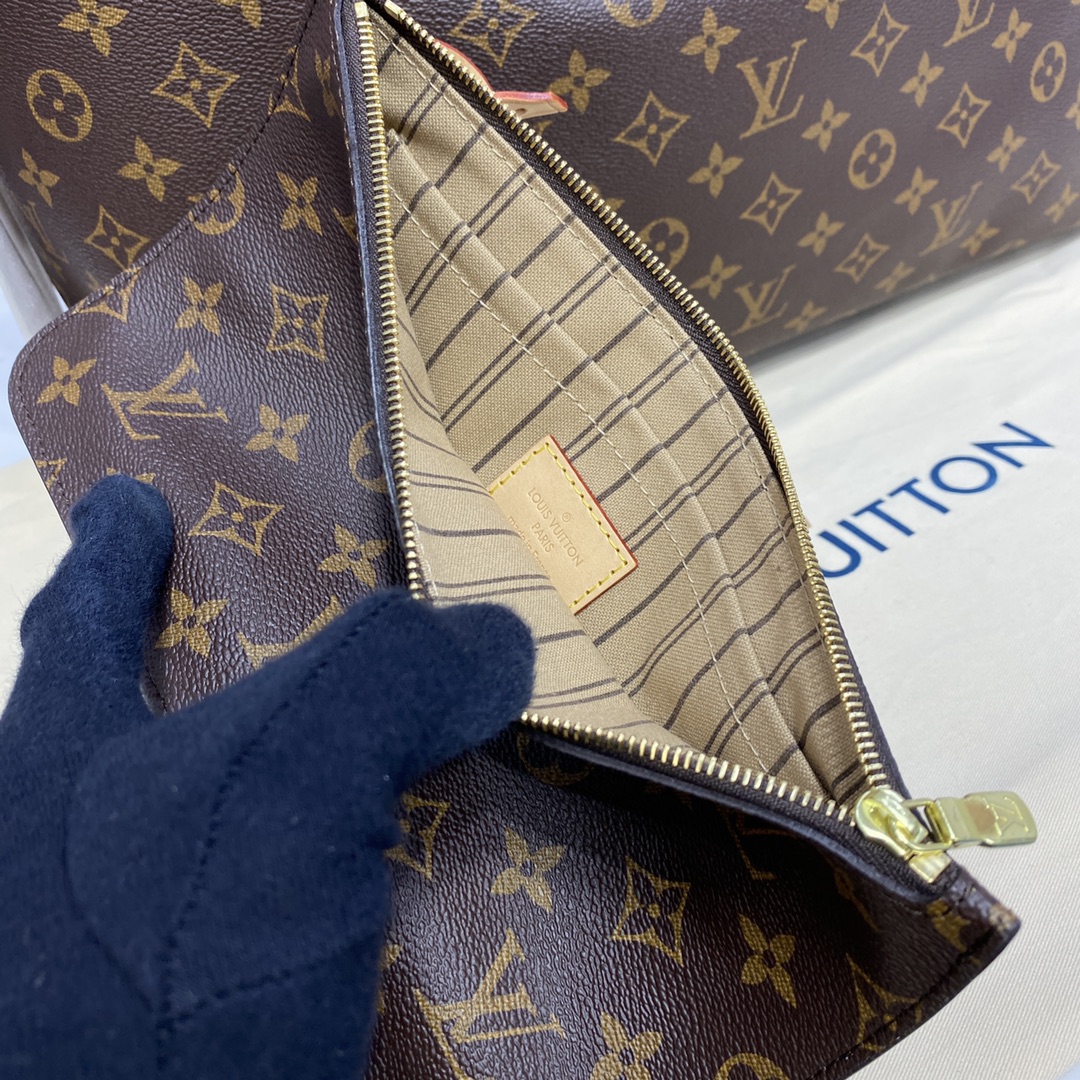 Louis Vuitton NEVERFULL GM Monogram Handbag M40990 Beige